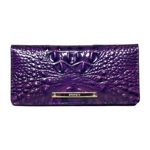 NWT Brahmin Ady Wallet in Royal Purple Melbourne